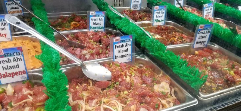 Tamura's Fine Wine & Liquors - large variety of best poke in Maui