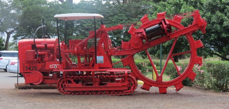 Caterpillar Tractor at Maui Sugar Museum