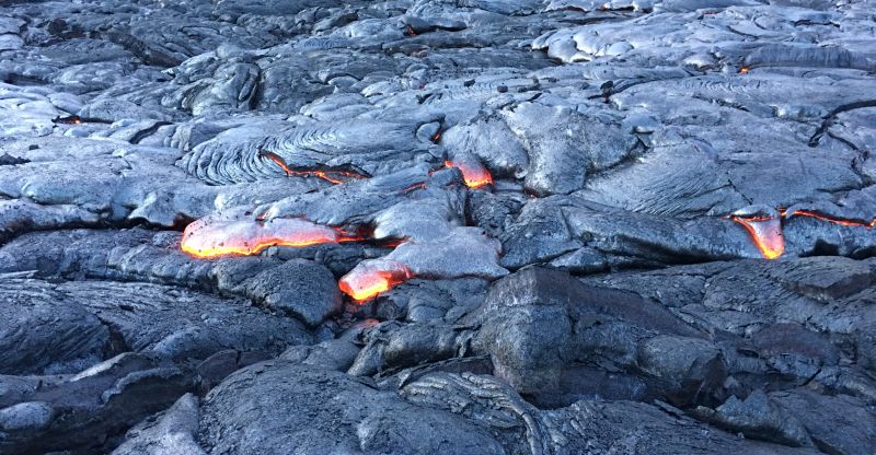 Lava fingers - Kalapana lava flows