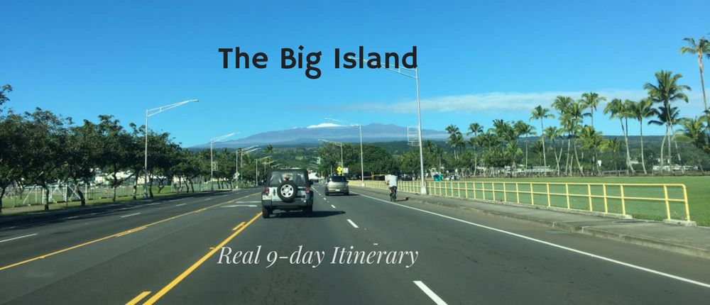 We planned many things to do on the Big Island: Road from Hilo towards Hamakua coast; Mauna Kea on horizon