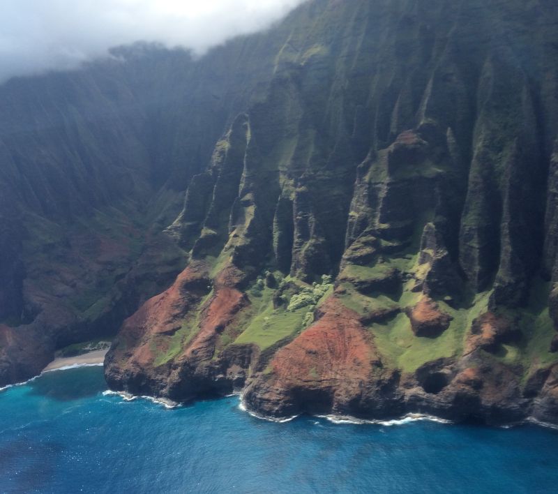 Kauai's Na Pali Coast "played" Isla Nublar in the original Jurassic Park movie