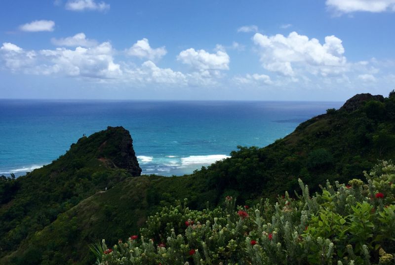 Crouching Lion ridge in Oahu