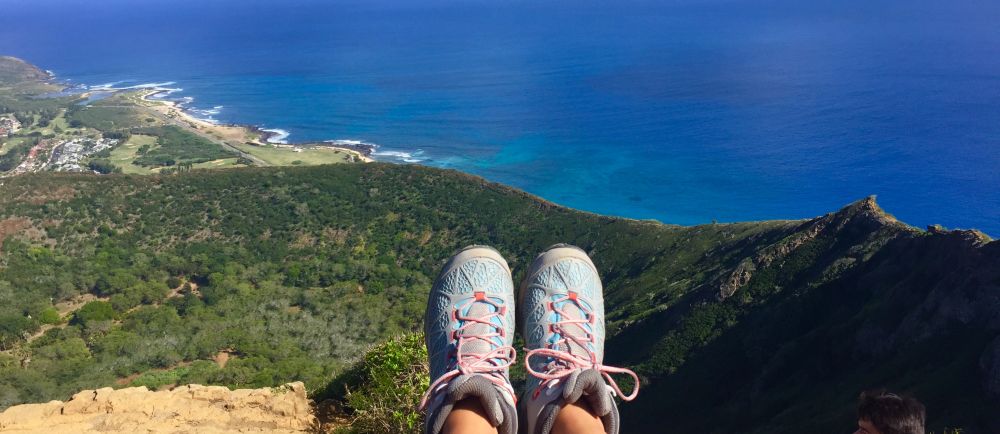 Summit view of Sandy Beach Park, Oahu