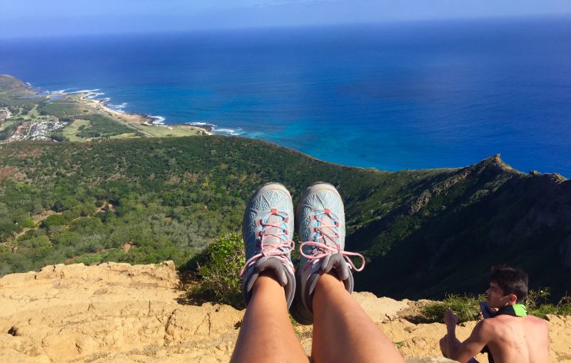 Summit view of Sandy Beach Park, Oahu