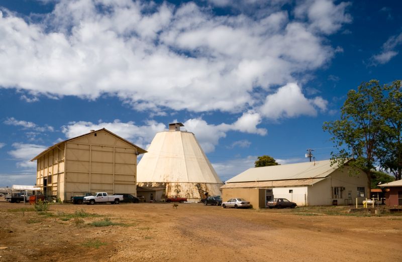 The old landmark sugar mill in Waialua, Oahu was one of the filming locations of TV series Lost