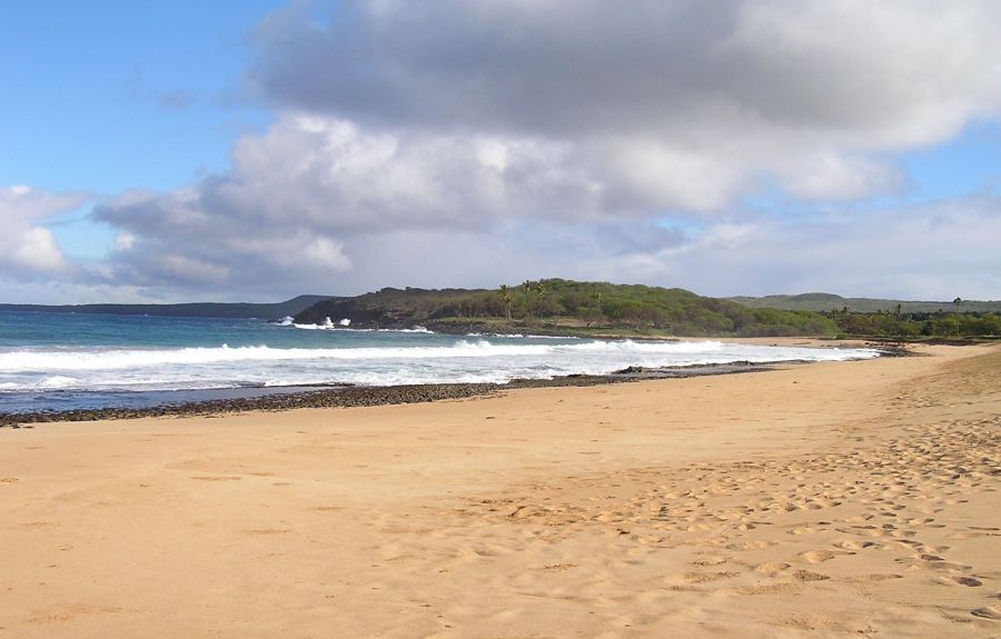 Papohaku Beach is the longest beach on Molokai