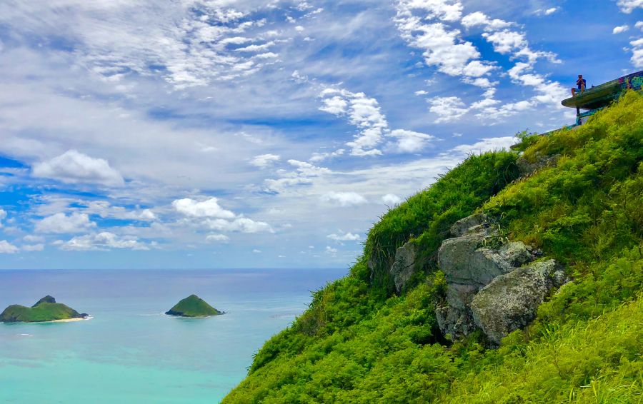 Second pillbox along Lanikai Pillbox Hike