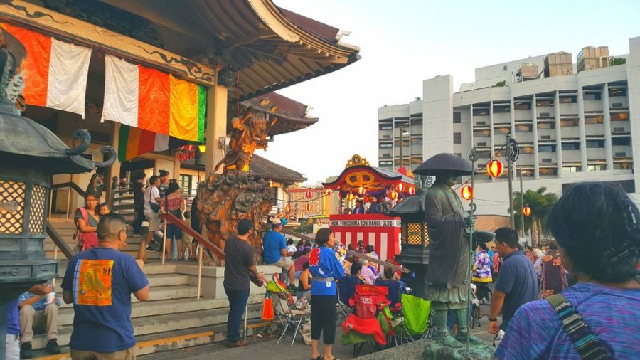 Japanese Bon Dance celebration in Hawaii