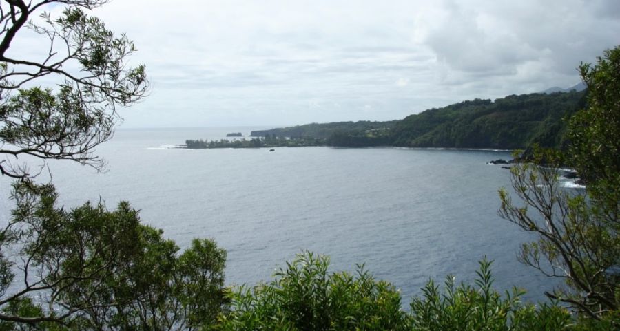 Road to Hana Itinerary: View on Keanae Peninsula before Punaluu Falls