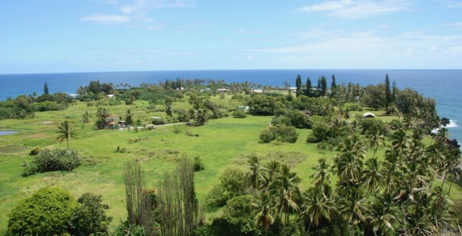 View on Keanae Peninsula after Punaluu Falls