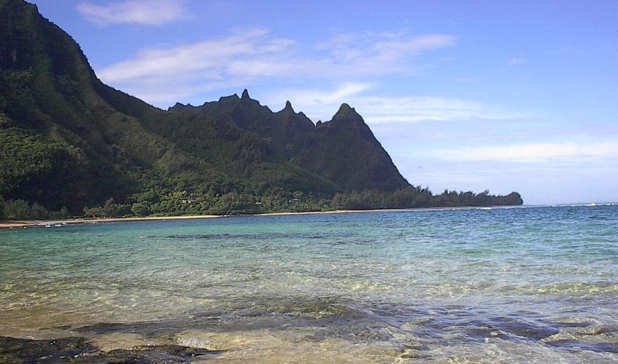 Tunnels Beach in Kauai, Hawaii