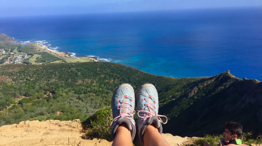 Best Oahu Hikes - Koko Head Trail; view from the top