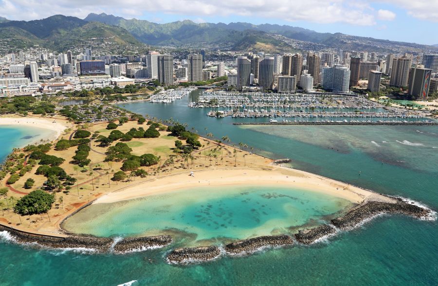 Hawaii Five-0 filming locations: Ala Moana Beach Park in Honolulu