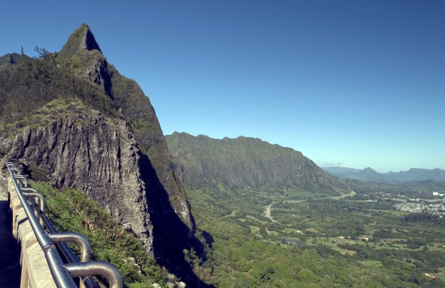 Hawaii Five-0 filming locations: View from the Nu'uanu Pali lookout on Oahu