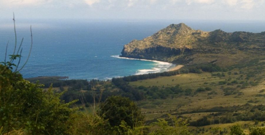 The Descendants Filming Locations: View on Kipu Kai Beach and Kipu Ranch