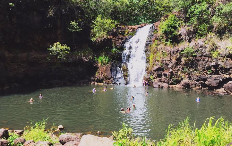 Jumanji: Welcome to the Jungle Filming Locations: Waimea Falls on Oahu