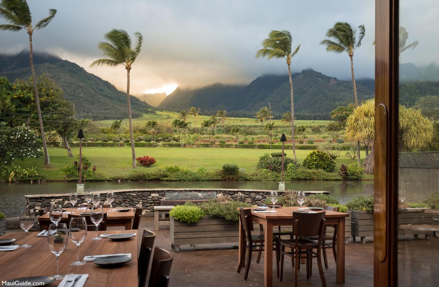December in Maui: The Mill House restaurant on Maui Tropical Plantation