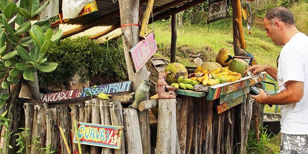 Road to Hana Stops: Fruit Stand