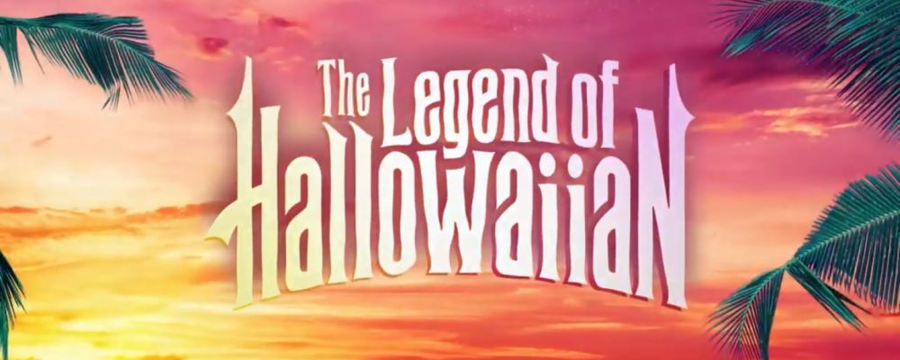 The Legend of the Hallowaiian - screenshot of the movie title