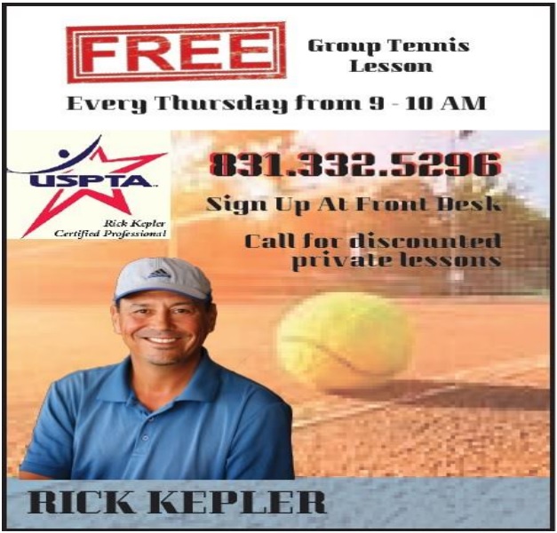 Kamaole Sands Resort has 4 tennis courts (no fee) with a daily drop in program and weekly free clinic by USPTA Pro; Adult and Junior Tennis Rackets available to rent with complimentary balls
