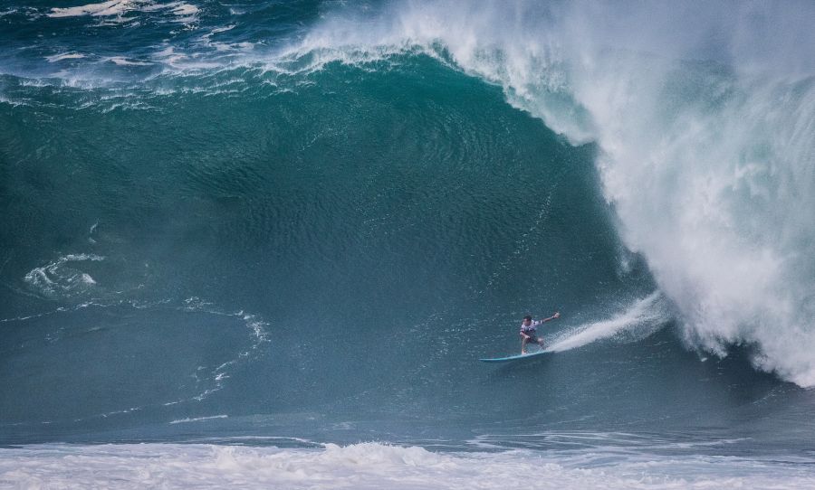 The North Shore is the pinnacle of Oahu surfing. Monstrous wave.