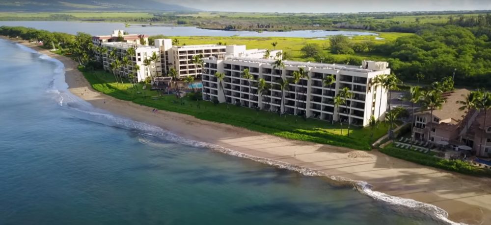 Sugar Beach Resort is located in the middle of the 5-mile long namesake beach in Maui.