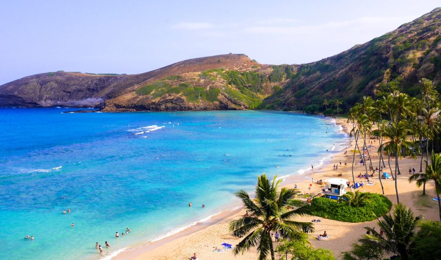 Hanauma Bay, Honolulu, Hawaii.