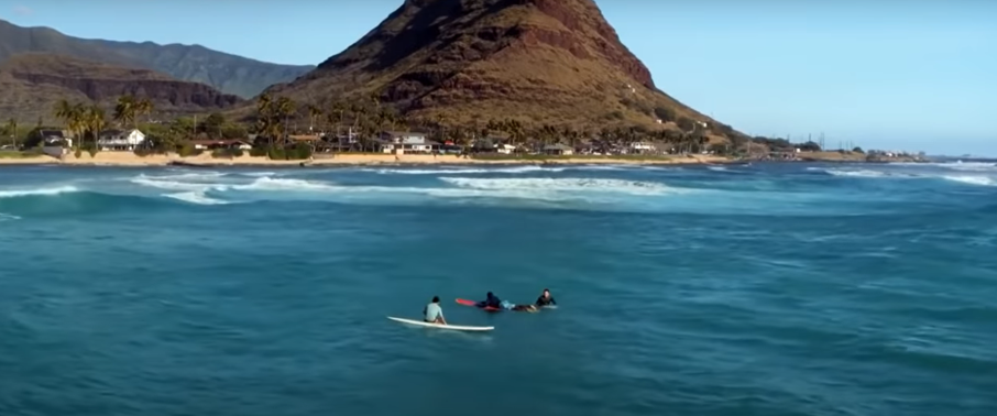 Maili Point is a paradise for both Oahu surfers and hikers.