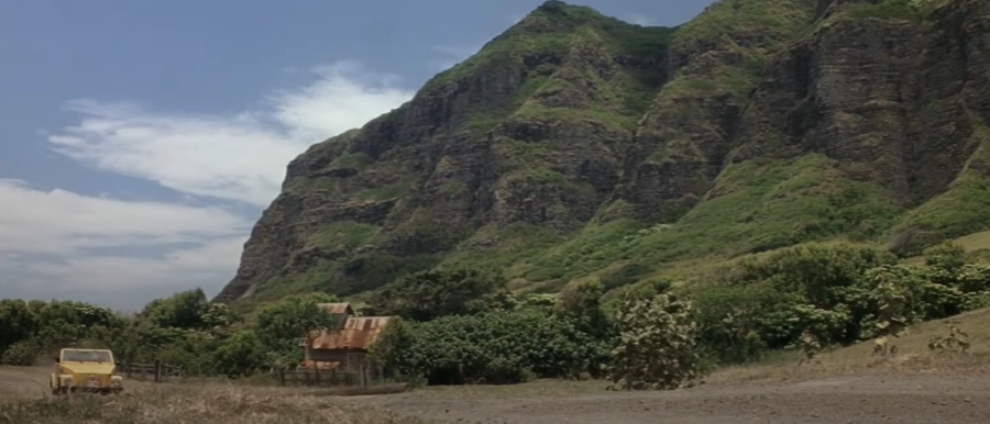 Ka’a’awa Valley at Kualoa Ranch in Oahu is more famously known as Jurassic Valley, based on movies filmed in it.