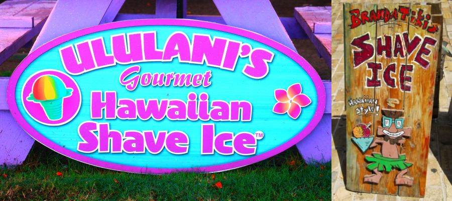 Shave Ice is the perfect Hawaiian treat to cool off on a hot day.