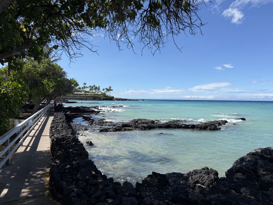 Enjoy soft sand and elite snorkeling at Mauna Lani