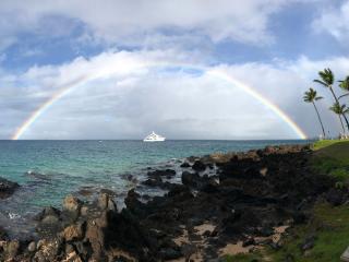 Double Rainbow at Kamaole III Beach