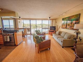 Beauty, comfort and a clean environment is our priority.  Featuring bamboo floors, original art , natural stone and the most spectacular view. The condo is alive with the sounds of the ocean.