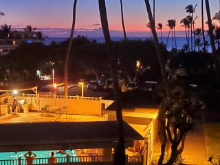 Post-sunset ocean view from lanai.