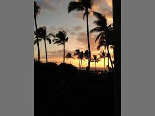 Sunset from our lanai