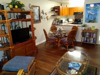 Dining area looking from slider
