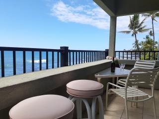 Enjoy a meal on the lanai and watch the surfers.  It never gets boring!
