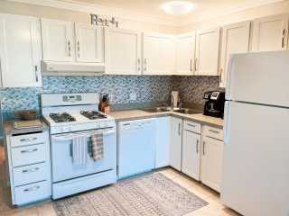 Newly updated kitchen with all the amenities you will need for cooking and BBQing