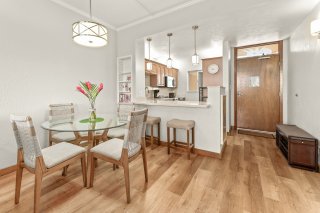 Kitchen and dining area